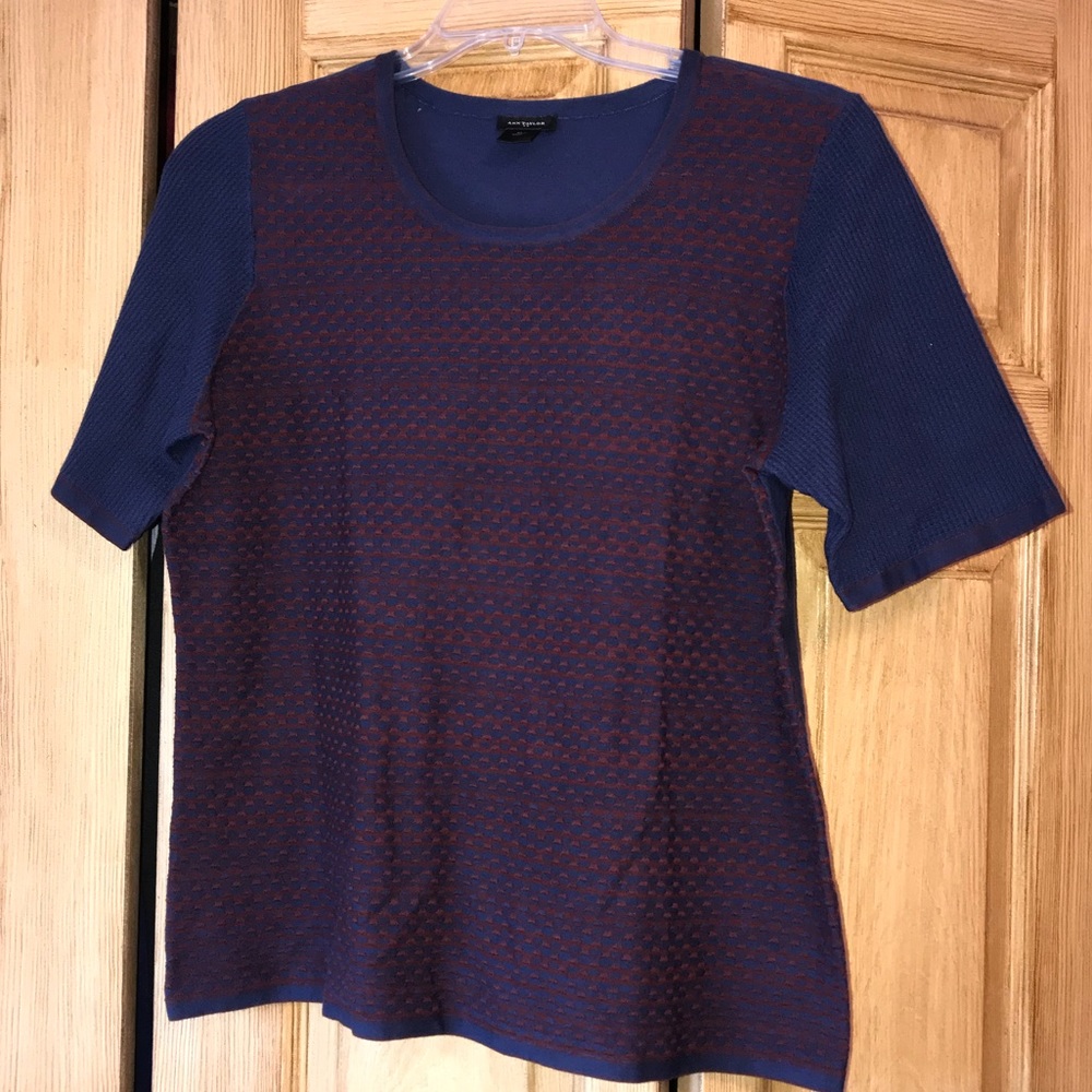 Ann Taylor Short Sleeve Sweater